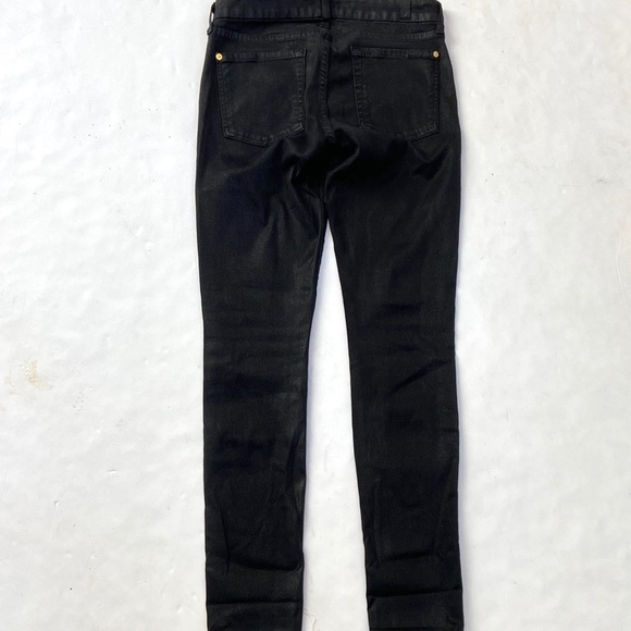 7 For All Mankind Black Coated Jeans - Picture 3 of 10